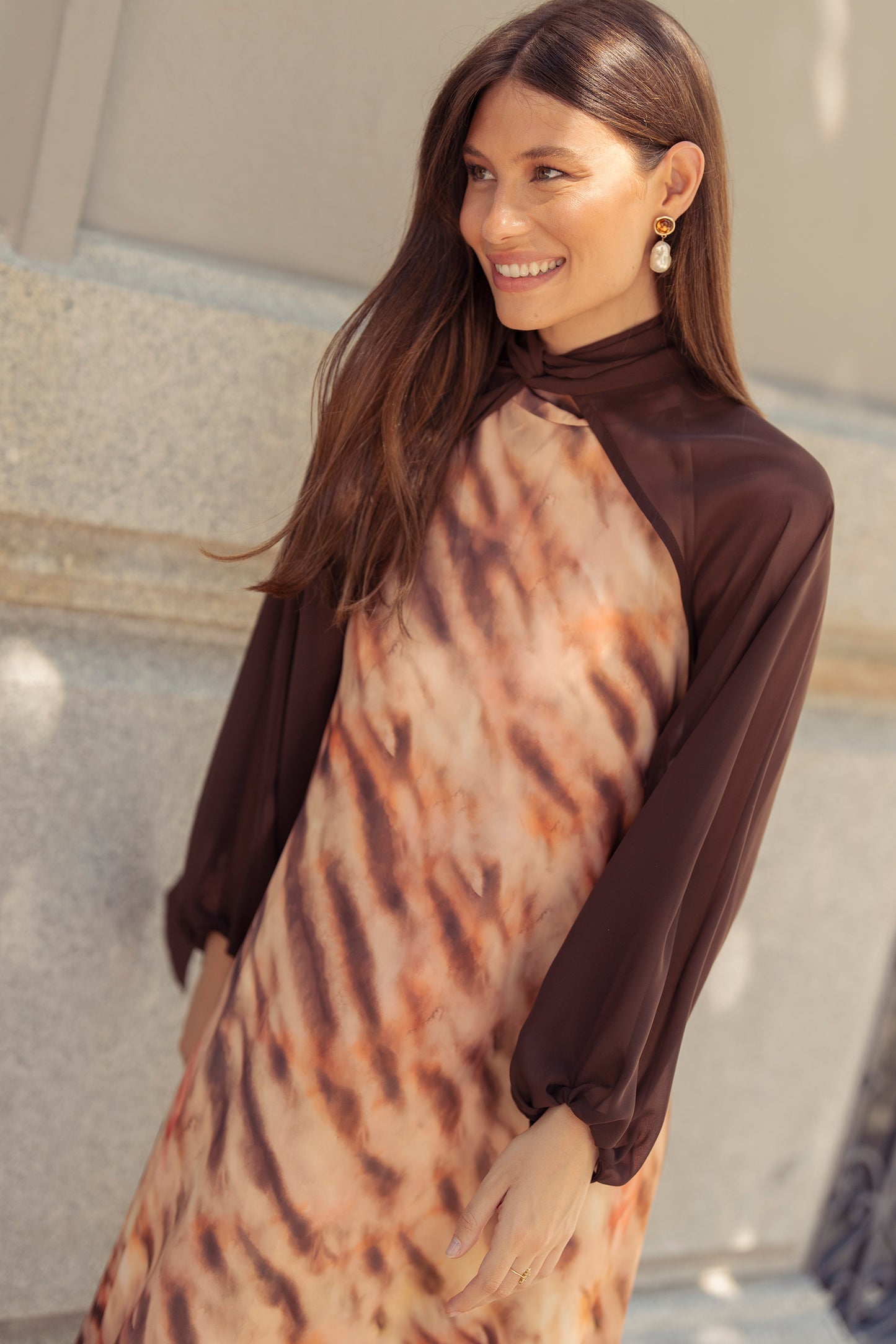 Mangas Organza Plata