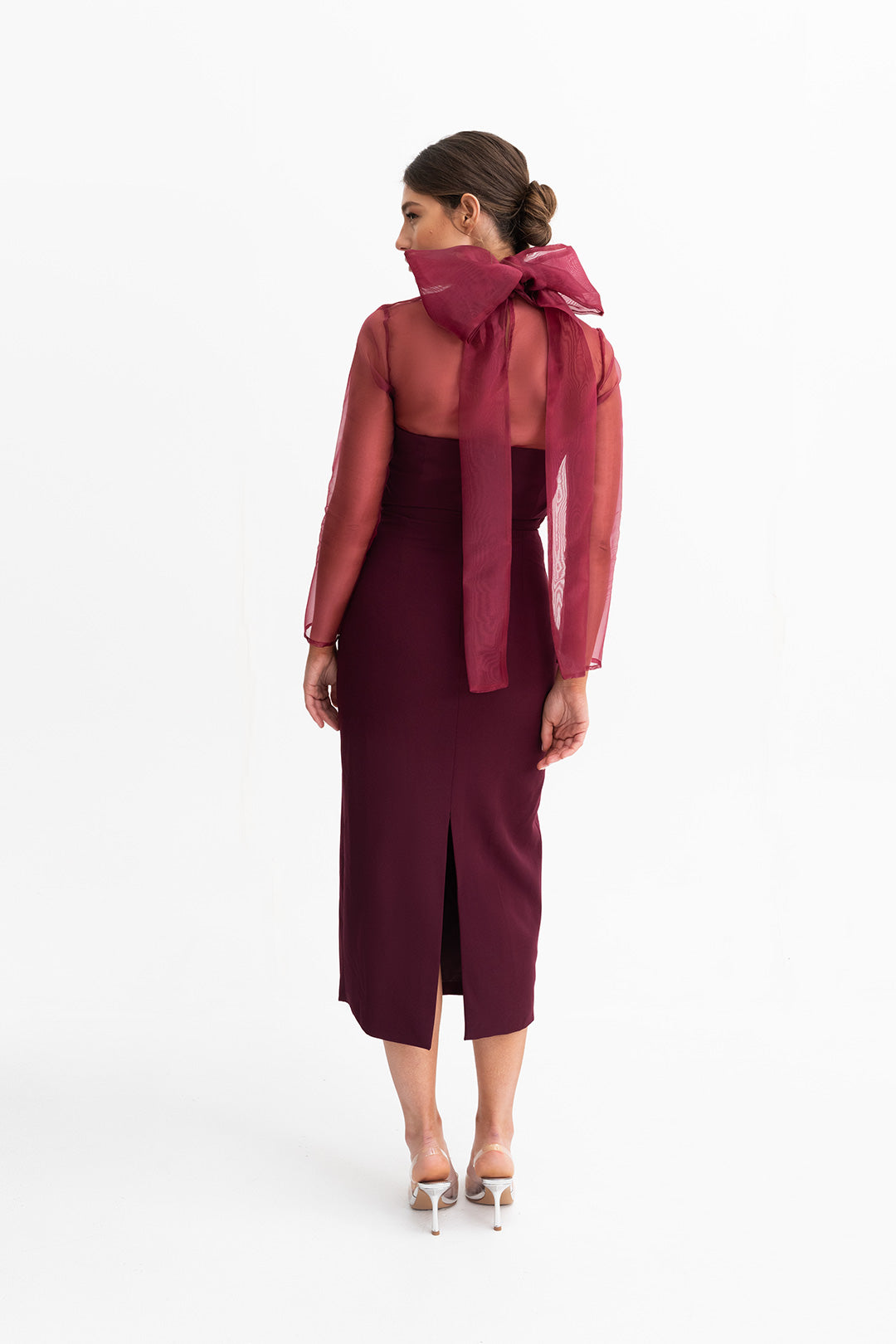 Garnet Organza Shirt