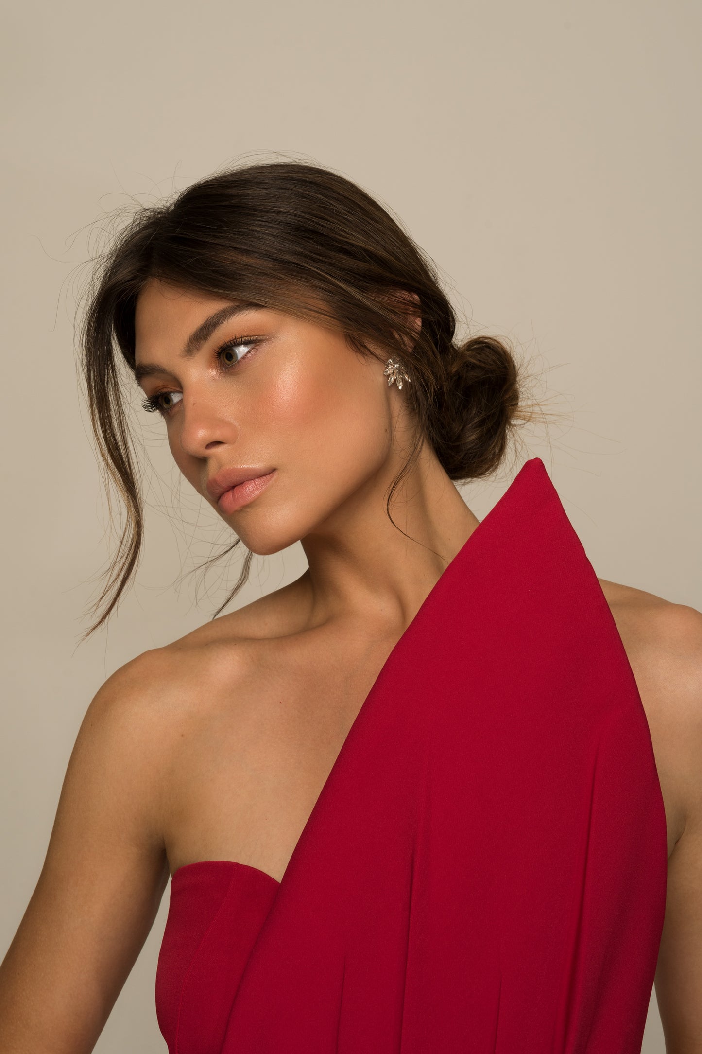 Louise Red Star Dress