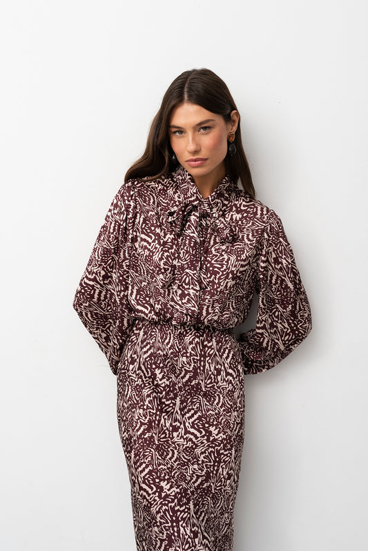 Camisa Dalia Marrón