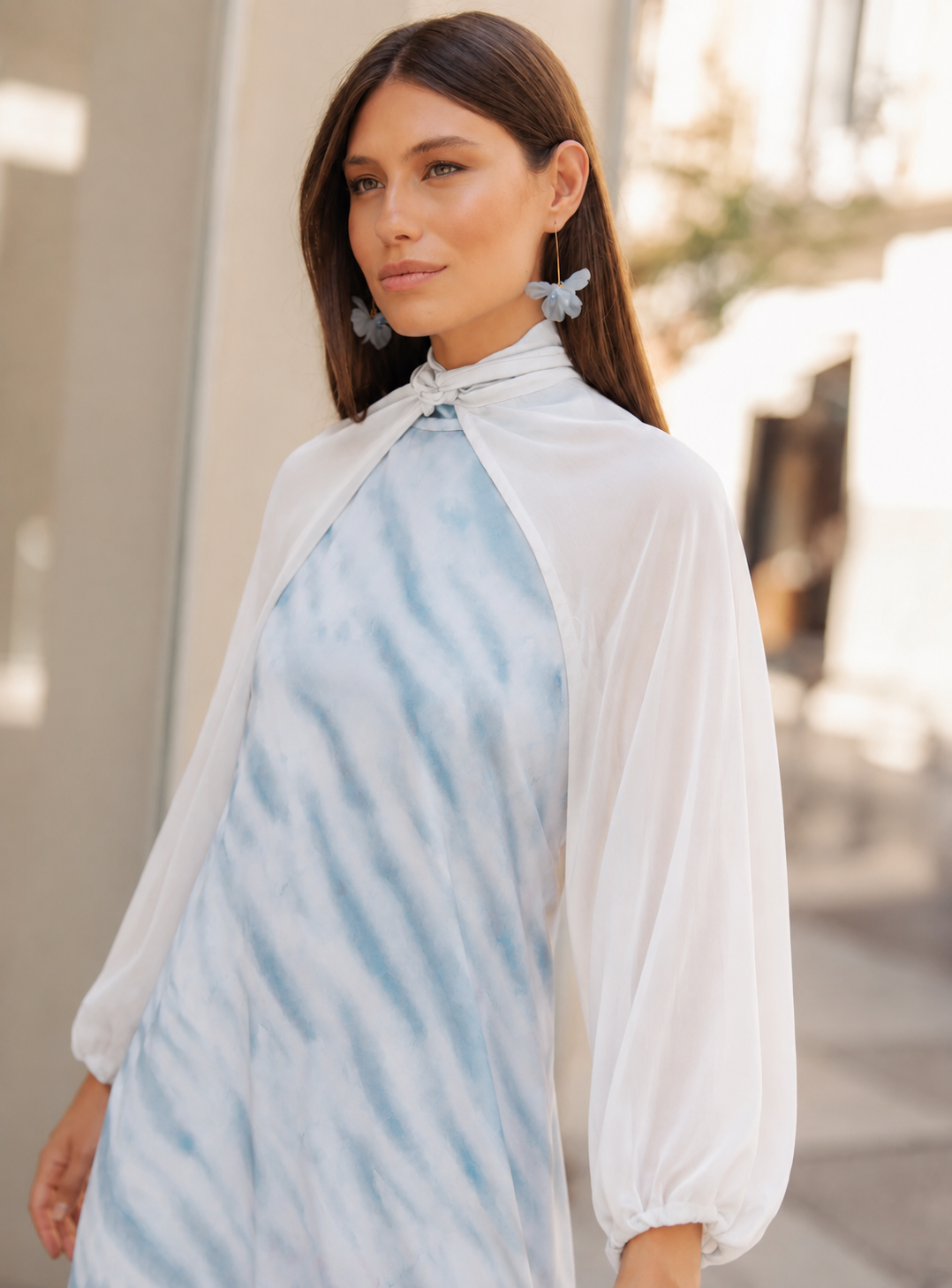 Mangas Organza Blanca