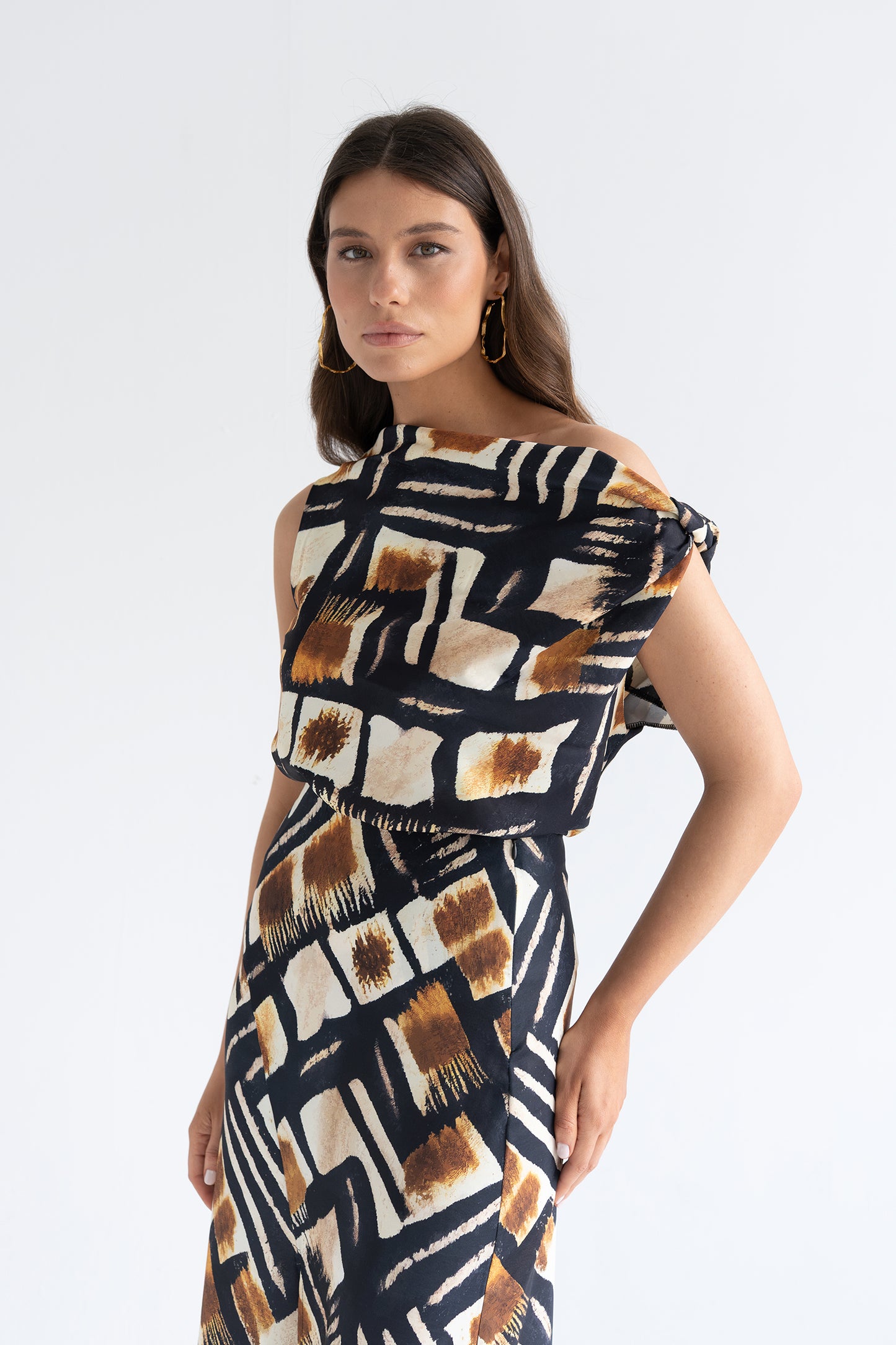 Top estampado Soleá