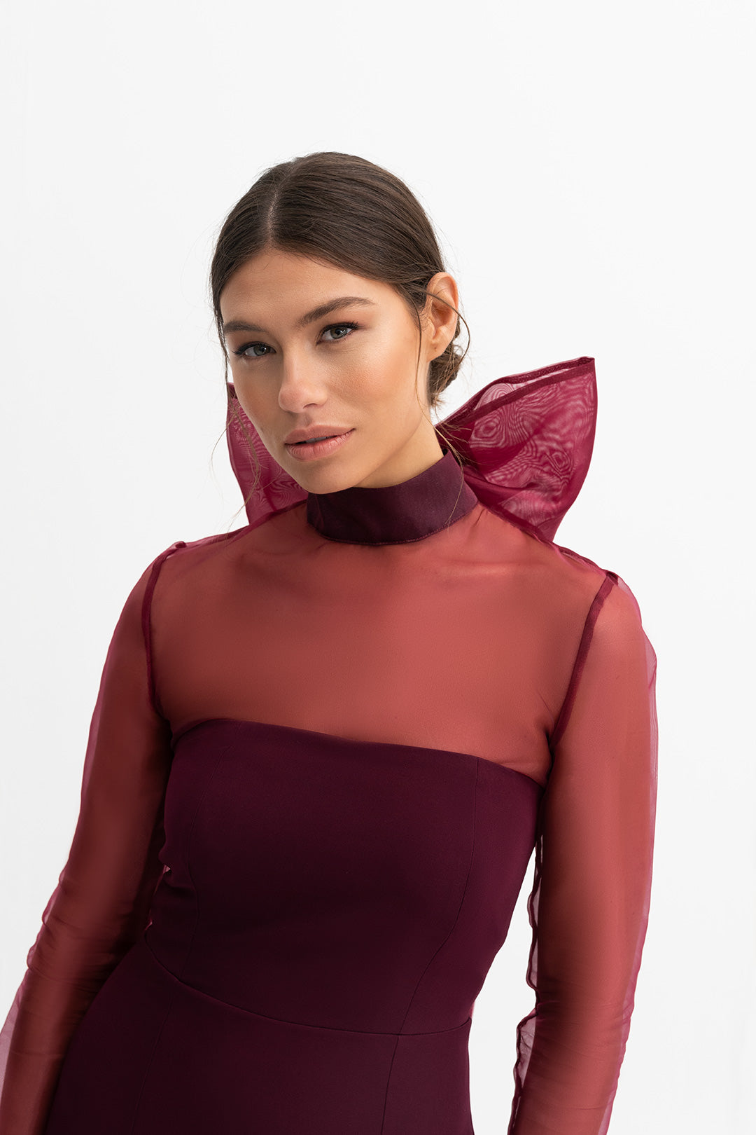 Garnet Organza Shirt