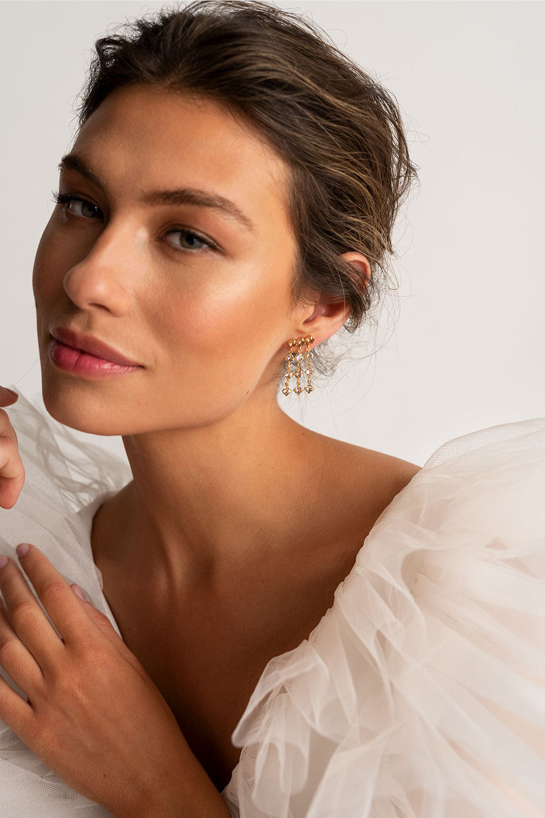 Triple Candle Earring