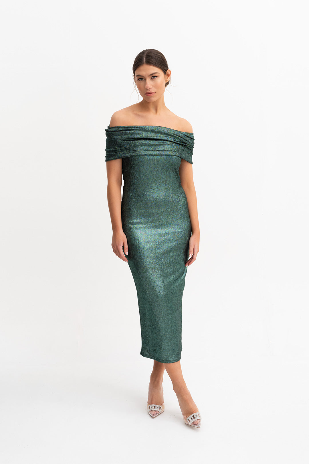Gaia Green Dress